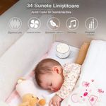 Laptop, Telefoane si Tablete - Wearables si gadgeturi - Gadgeturi - Accesorii SMART - Aparat de sunete albe, cu 34 de melodii pentru somn si relaxare, reincarcabil prin USB, oprire temporizata, pentru bebelusi, copii si adulti WI-FI, control vocal - Infinity.ro