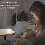 Laptop, Telefoane si Tablete - Wearables si gadgeturi - Gadgeturi - Accesorii SMART - Aparat de sunete albe, cu 34 de melodii pentru somn si relaxare, reincarcabil prin USB, oprire temporizata, pentru bebelusi, copii si adulti WI-FI, control vocal - Infinity.ro