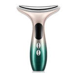 Ingrijire personala si Cosmetice - Aparate & accesorii ingrijire personala - Aparate cosmetice - Aparate intretinere si ingrijire corporala - Aparat lifting facial, Danex, Regenerare si intinerire piele, eliminare riduri, hidratare, 3 trepte de intesitate cu lumina led, pentru fata, gat, Verde - Infinity.ro