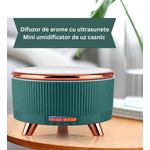 Casa si Gradina - Decoratiuni - Aromaterapie si lumanari - Difuzoare aromaterapie - Difuzor de aromaterapie si umidificator, Danex, Ultrasunete pentru casa, birou, hotel, Decor Spa, Meditatie, Uleiuri esentiale, Led, Rezervor 500ml, Verde - Infinity.ro