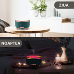 Casa si Gradina - Decoratiuni - Aromaterapie si lumanari - Difuzoare aromaterapie - Difuzor de aromaterapie si umidificator, Danex, Ultrasunete pentru casa, birou, hotel, Decor Spa, Meditatie, Uleiuri esentiale, Led, Rezervor 500ml, Verde - Infinity.ro