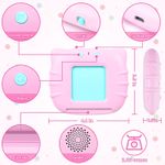 Jucarii, Copii si Bebe - Jucarii si jocuri - Jucarii & jocuri educative - Jocuri si jucarii educative - Set masina de invatare a cititor de carduri, jucarie educativa pentru copii, MorFansi, 112 bucati carduri flash 224 de cuvinte, STEM, 2 ani+, Roz - Infinity.ro