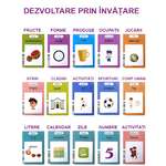 Jucarii, Copii si Bebe - Jucarii si jocuri - Jucarii & jocuri educative - Jocuri si jucarii educative - Jucarie educativa Montessori pentru copii, DDOLI, set jucarie de invatare cuvinte in limba engleza cu cititor de carduri flash, 224 de cuvinte 112 carduri, incarcare MicroUSB, 2 ani+, Albastru - Infinity.ro