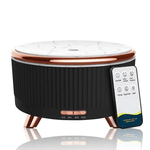 Casa si Gradina - Decoratiuni - Aromaterapie si lumanari - Difuzoare aromaterapie - Difuzor de aromaterapie si umidificator, Danex, cu ultrasunete pentru casa, birou, hotel, Decor Spa, Meditatie, Uleiuri esentiale, Led, Rezervor 500ml, Negru - Infinity.ro