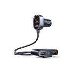 Laptop, Telefoane si Tablete - Telefoane mobile si accesorii - Accesorii Telefoane - Incarcatoare telefoane - Incarcator auto cu incarcare rapida Multiport 72W. 1.5m negru Joyroom - Infinity.ro