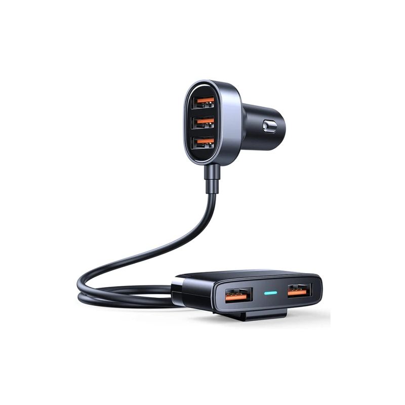 Laptop, Telefoane si Tablete - Telefoane mobile si accesorii - Accesorii Telefoane - Incarcatoare telefoane - Incarcator auto cu incarcare rapida Multiport 72W. 1.5m negru Joyroom - Infinity.ro