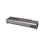 Electronice si Electrocasnice - Aparate frigorifice - Vitrine frigorifice - Vitrina frigorifica tip display Inox pentru containere GN 1/3 cu o inaltime maxima de 150 mm Hendi 9x GN1/3 180 W - Infinity.ro