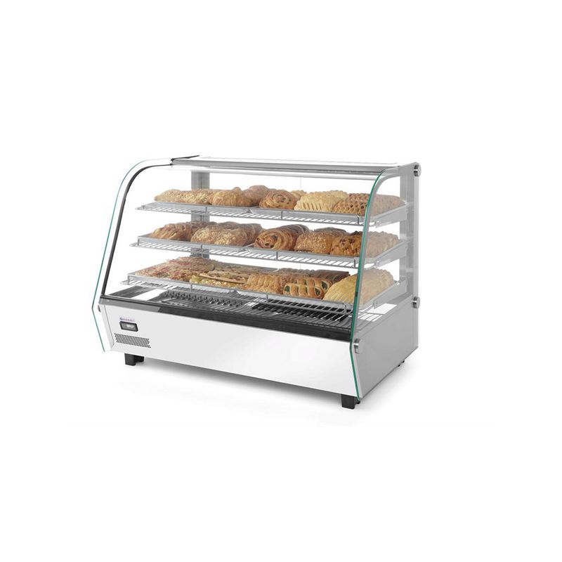 Electronice si Electrocasnice - Aparate frigorifice - Vitrine frigorifice - Vitrina calda cu 3 nivele, 160 lt, interval temperatura 30-90 gr C, 1500W, ARKTIC by Hendi, 857x568x(H)686 mm - Infinity.ro