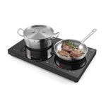 Electronice si Electrocasnice - Aragazuri, cuptoare si hote - Plite incorporabile - Plite cu inductie - Plita dubla cu inductie Black Line, 3500W, 608x370x(H)61mm - Infinity.ro