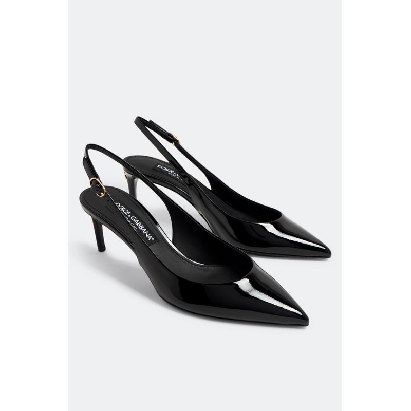 Fashion, accesorii si bijuterii - Femei - Incaltaminte femei - Pantofi femei - Pantofi dama Dolce & Gabbana slingback Cardinale cg0606a147180999, Negru, 36 EU - Infinity.ro