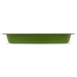 Casa si Gradina - Bucatarie si vesela - Vase pentru gatit - Tavi copt - Tava copt dreptunghiulara ZASS Gourmet, ZG-BW 04, 37x25.5x5cm, Otel, antiaderenta, cuptor cu gaz/electric, Verde - Infinity.ro