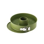 Casa si Gradina - Bucatarie si vesela - Vase pentru gatit - Tavi copt - Tava tort cu 2 baze detasabile ZASS Gourmet, ZG-BW 03, 26 cm, Otel, antiaderenta, cuptor cu gaz/electric, Verde - Infinity.ro