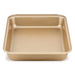 Casa si Gradina - Bucatarie si vesela - Vase pentru gatit - Tavi copt - Tava copt dreptunghiulara ZASS Gourmet, ZG-BW 04, 37x25.5x5cm, Otel, antiaderenta, cuptor cu gaz/electric, Bronz - Infinity.ro