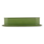 Casa si Gradina - Bucatarie si vesela - Vase pentru gatit - Tavi copt - Tava de copt dreptunghiulara ZASS Gourmet, ZG-BW 06, 39x28x8cm, Otel, antiaderenta, cuptor cu gaz/electric, Verde - Infinity.ro