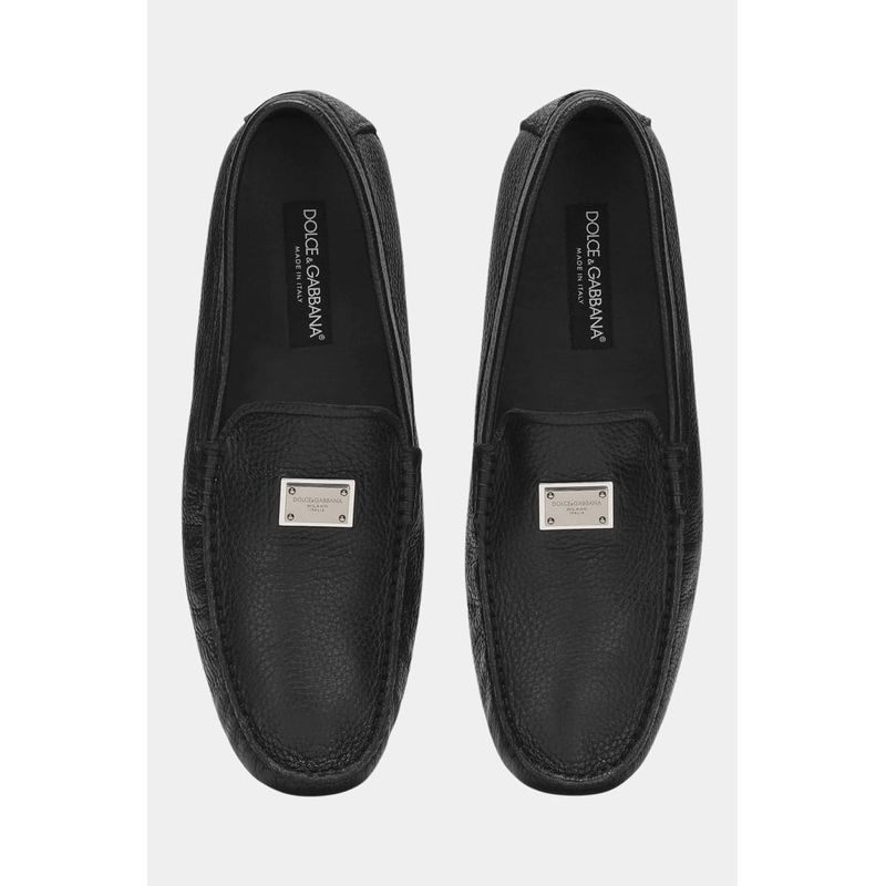 Fashion, accesorii si bijuterii - Barbati - Incaltaminte barbati - Mocasini barbati - Mocasini barbati  Dolce & Gabbana a50596a803480999, 44 EU, Negru - Infinity.ro