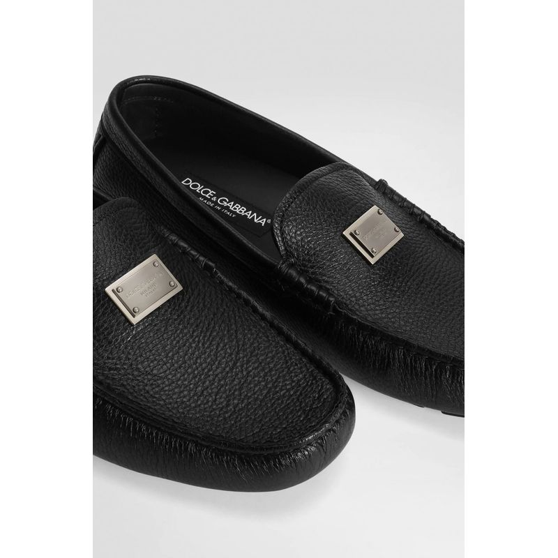 Fashion, accesorii si bijuterii - Barbati - Incaltaminte barbati - Mocasini barbati - Mocasini barbati  Dolce & Gabbana a50596a803480999, 44 EU, Negru - Infinity.ro