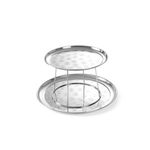 Casa si Gradina - Bucatarie si vesela - Ustensile bucatarie - Tavi servire - Etajera Hendi pentru servire fructe de mare, otel inoxidabil, 2 tavi 300/400 mm - Infinity.ro