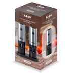 Casa si Gradina - Bucatarie si vesela - Ustensile bucatarie - Rasnite si dozatoare condimente - Set 2 rasnite electrice pentru sare si piper ZASS Gourmet ZEGS 02 - Infinity.ro