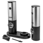 Casa si Gradina - Bucatarie si vesela - Ustensile bucatarie - Rasnite si dozatoare condimente - Set 2 rasnite electrice pentru sare si piper ZASS Gourmet ZEGS 02 - Infinity.ro