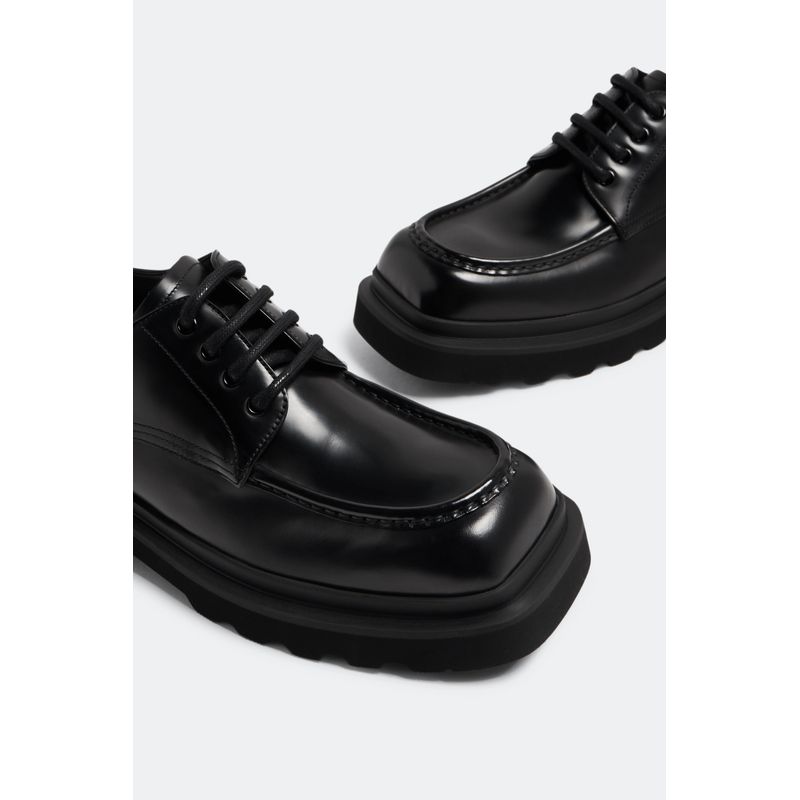Fashion, accesorii si bijuterii - Barbati - Incaltaminte barbati - Pantofi barbati - Pantofi Dolce & Gabbana City Trek Derby  a10806a120380999 Negru 42 EU - Infinity.ro