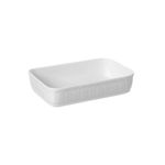 Casa si Gradina - Bucatarie si vesela - Vase pentru gatit - Vase termorezistente - Vas Hendi rustic cuptor dreptunghiular 330x225x(H)70 mm, portelan - Infinity.ro