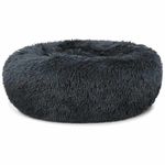 Petshop - Accesorii petshop - Culcusuri si custi - Culcusuri si saltele - Pat Imblanit pentru Animale de Companie, Suprafata Antiaderenta, Soft, 40 cm si 2 Perii pentru Indepartarea Parului - Infinity.ro