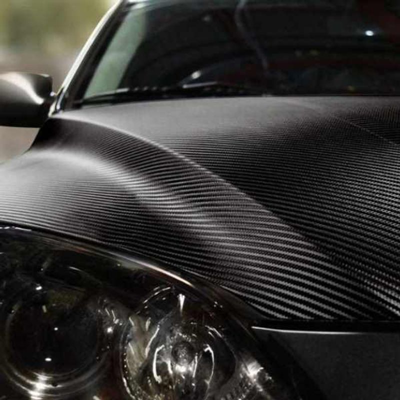 Auto si Moto - Piese auto si accesorii - Caroserie - Ornamente exterior auto - Folie Colantare Auto sau Moto, Model Fibra Cardon 3D, Impermeabila, Rezistenta UV, Latime 1.27 m, Lungime 3 m, Negru - Infinity.ro