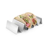 Casa si Gradina - Bucatarie si vesela - Organizare si depozitare bucatarie - Suporturi tacamuri si vase - Suport din inox Hendi, pentru 4 taco/hot-dog/bagheta, 225x115x(H)50mm - Infinity.ro