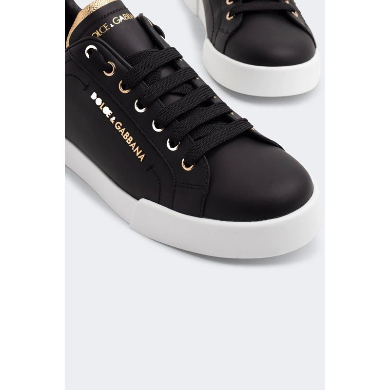 Sport si Outdoor - Echipament Sportiv - Incaltaminte sport - Pantofi sport - Pantofi dama Dolce & Gabbana ck1602an2988e831, 38 EU, Negru - Infinity.ro