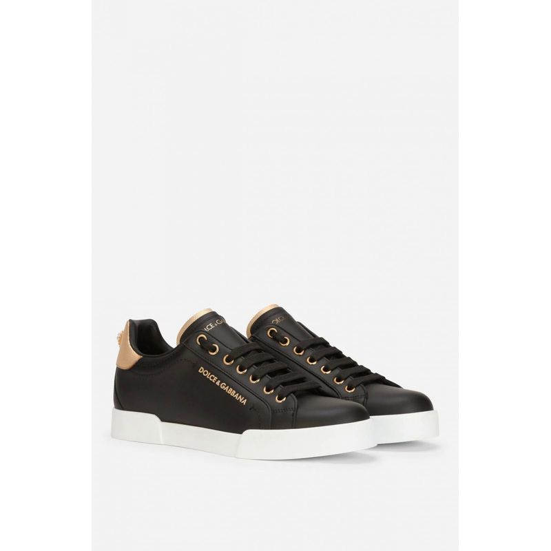 Sport si Outdoor - Echipament Sportiv - Incaltaminte sport - Pantofi sport - Pantofi dama Dolce & Gabbana ck1602an2988e831, 38 EU, Negru - Infinity.ro