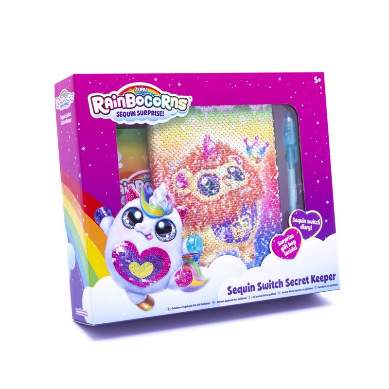 Jucarii, Copii si Bebe - Jucarii si jocuri - Jucarii & jocuri educative - Seturi de artizanat - Jurnal cu paiete, set artizanat, Rainbocorn, 81-0001 - Infinity.ro
