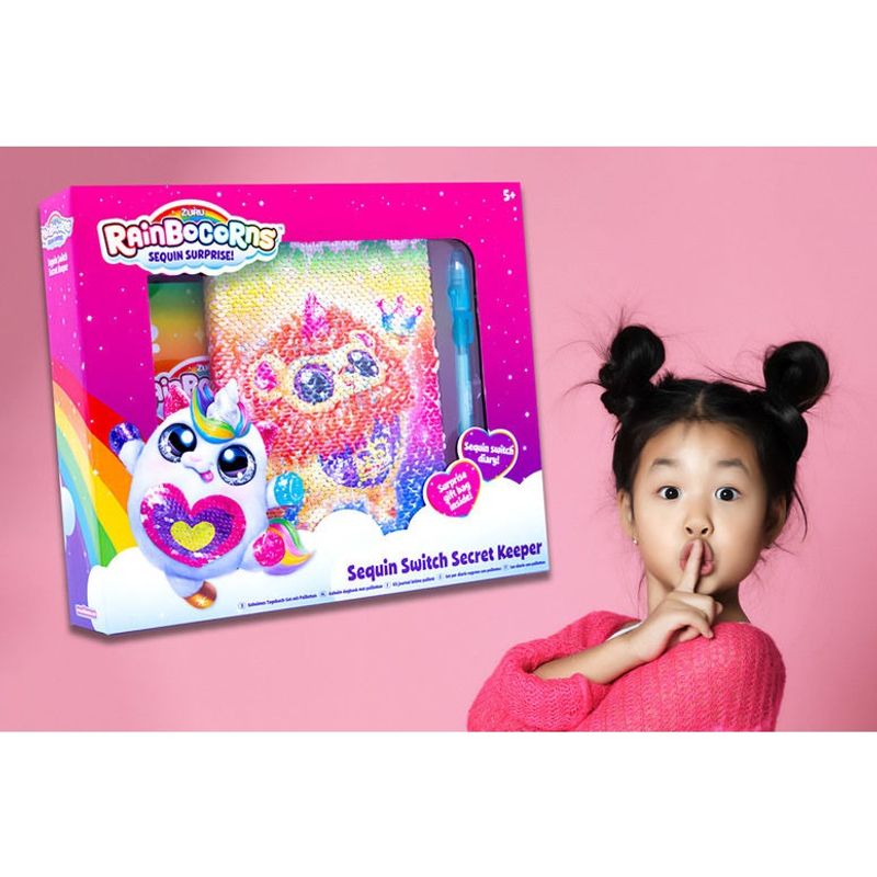 Jucarii, Copii si Bebe - Jucarii si jocuri - Jucarii & jocuri educative - Seturi de artizanat - Jurnal cu paiete, set artizanat, Rainbocorn, 81-0001 - Infinity.ro
