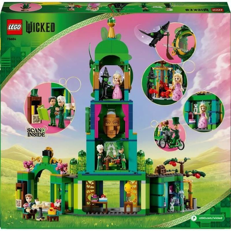 Jucarii, Copii si Bebe - Jucarii si jocuri - Seturi de constructie si cuburi - Seturi de constructie - Set de Constructie Lego Wicked 75684 Welcome to Emerald City 945 Piese - Infinity.ro