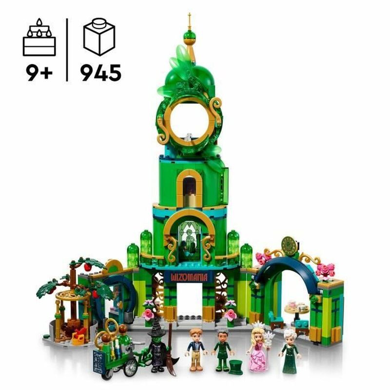 Jucarii, Copii si Bebe - Jucarii si jocuri - Seturi de constructie si cuburi - Seturi de constructie - Set de Constructie Lego Wicked 75684 Welcome to Emerald City 945 Piese - Infinity.ro