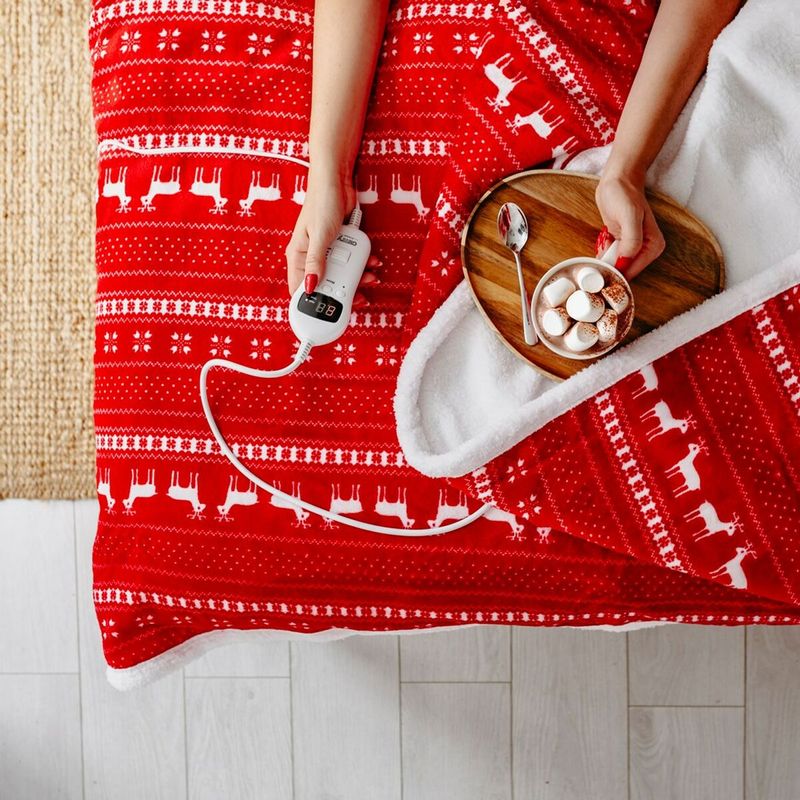 Ingrijire personala si Cosmetice - Sanatate si wellness - Articole wellness - Incalzitoare corporale - Patura electrica Camry CR7441, 160x180cm, 10 nivele temperatura, timer 1-10 ore, 120W - Infinity.ro