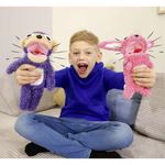 Jucarii, Copii si Bebe - Jucarii si jocuri - Jucarii de plus - Jucarie de Plus cu Sunet Simba Screamerz Maimuta 30 cm Mov - Infinity.ro