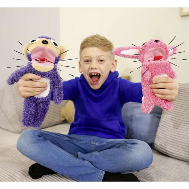 Jucarii, Copii si Bebe - Jucarii si jocuri - Jucarii de plus - Jucarie de Plus cu Sunet Simba Screamerz Maimuta 30 cm Mov - Infinity.ro