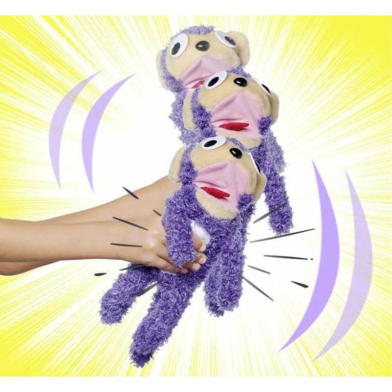 Jucarii, Copii si Bebe - Jucarii si jocuri - Jucarii de plus - Jucarie de Plus cu Sunet Simba Screamerz Maimuta 30 cm Mov - Infinity.ro