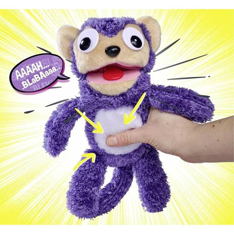 Jucarii, Copii si Bebe - Jucarii si jocuri - Jucarii de plus - Jucarie de Plus cu Sunet Simba Screamerz Maimuta 30 cm Mov - Infinity.ro