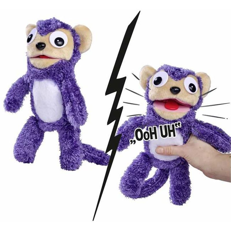 Jucarii, Copii si Bebe - Jucarii si jocuri - Jucarii de plus - Jucarie de Plus cu Sunet Simba Screamerz Maimuta 30 cm Mov - Infinity.ro