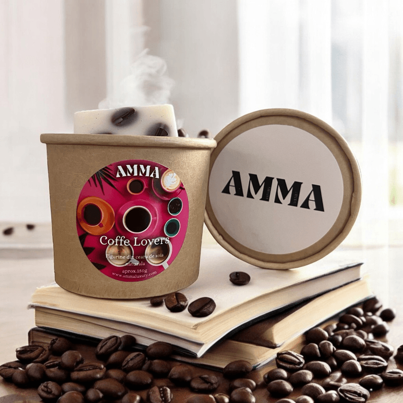 Casa si Gradina - Decoratiuni - Aromaterapie si lumanari - Lumanari si candele - Cutie cu ceara parfumata Coffe Lovers - Infinity.ro