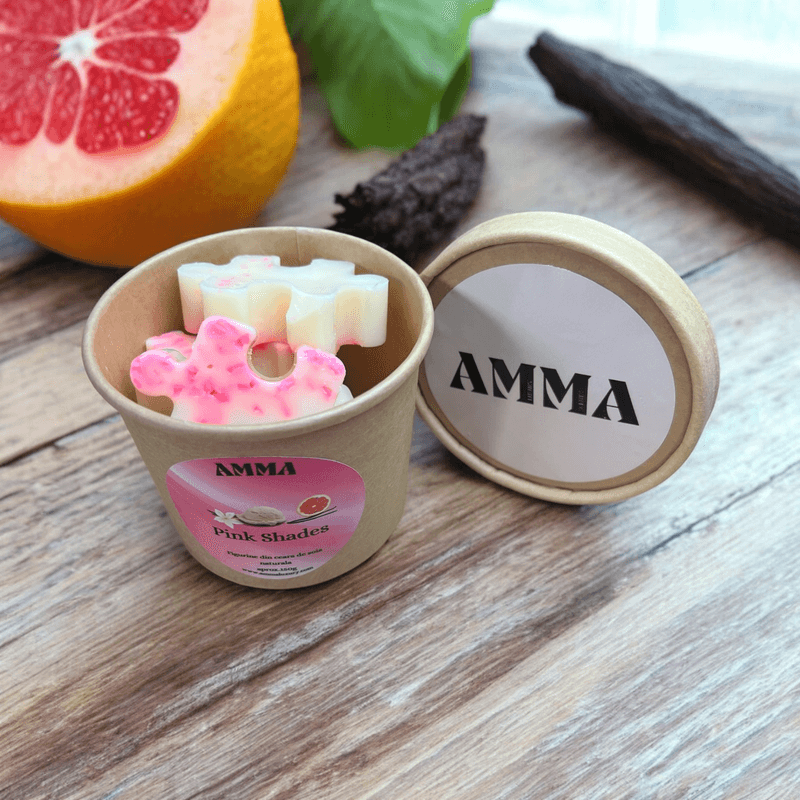 Casa si Gradina - Decoratiuni - Aromaterapie si lumanari - Ceara parfumata - Cutie cu ceara parfumata Pink Shades - Infinity.ro