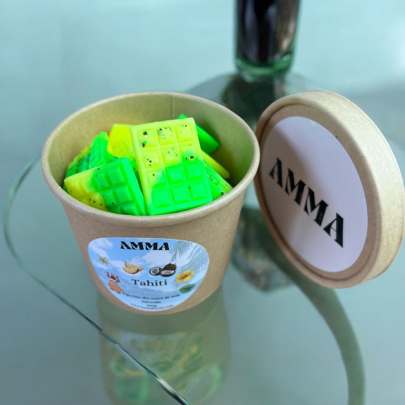 Casa si Gradina - Decoratiuni - Aromaterapie si lumanari - Lumanari si candele - Cutie cu ceara parfumata Tahiti - Infinity.ro