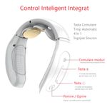Ingrijire personala si Cosmetice - Sanatate si wellness - Articole wellness - Aparate si dispozitive de masaj - Aparat de Masaj Cervical Multifunctional, Portabil, Relaxare pentru Gat, Spate, Brate, Lombar si Picioare, 4 M/15N– ALB - Infinity.ro