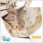 Jucarii, Copii si Bebe - Hrana si alaptare - Biberoane, suzete si accesorii hranire - Articole hranire bebelusi - Baveta impermeabila BabySnugg, 6-24 luni, Rainbow - Infinity.ro