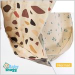 Jucarii, Copii si Bebe - Hrana si alaptare - Biberoane, suzete si accesorii hranire - Articole hranire bebelusi - Baveta impermeabila cu maneci lungi, BabySnugg, 6-36 luni, Mosaic - Infinity.ro