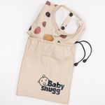 Jucarii, Copii si Bebe - Hrana si alaptare - Biberoane, suzete si accesorii hranire - Articole hranire bebelusi - Baveta impermeabila cu maneci lungi, BabySnugg, 6-36 luni, Mosaic - Infinity.ro