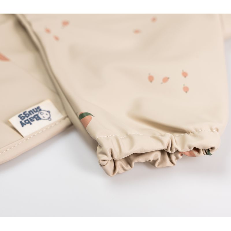 Jucarii, Copii si Bebe - Hrana si alaptare - Biberoane, suzete si accesorii hranire - Articole hranire bebelusi - Baveta impermeabila cu maneci lungi BabySnugg, 6-36 luni, Orange - Infinity.ro