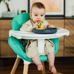 Jucarii, Copii si Bebe - Hrana si alaptare - Biberoane, suzete si accesorii hranire - Articole hranire bebelusi - Baveta impermeabila cu maneci lungi BabySnugg, 6-36 luni, Orange - Infinity.ro