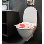 Jucarii, Copii si Bebe - Igiena si ingrijire - Baia bebelusului - Olite si reductoare WC - Olita portabila si reductor 2 in 1 + 10 pungi de unica folosinta, Roz - Infinity.ro